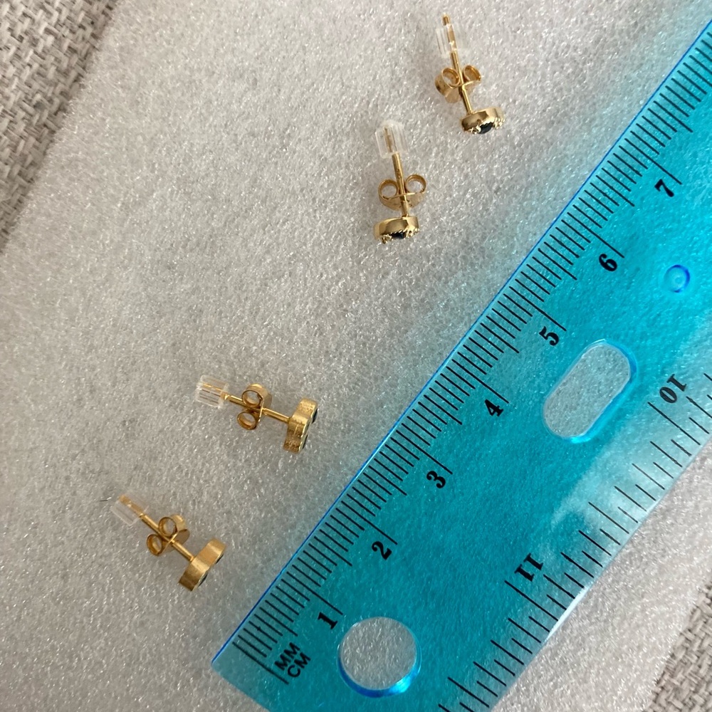Mini Studs 14k Over Sterling